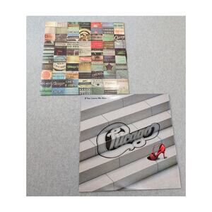 Chicago (2 Album Lot) Greatest Hits Vol II + If You Leave Me Now  Record TESTED